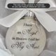 thumbnail image 5 of Bola de decoración Colgante de pluma de plástico Colgante de árbol de Navidad de bola de adorno conmemorativo, tía Advancent HA003103-03, 5 of 6