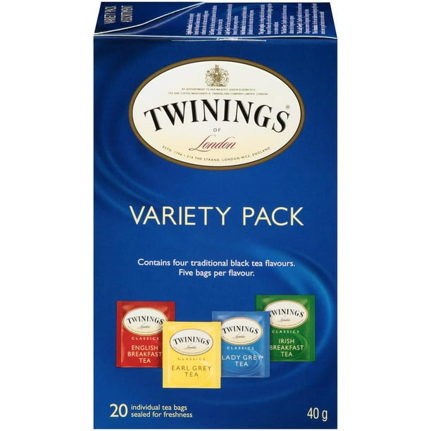 Twinings Thé Assortiment 20 sachets de thé