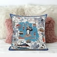 thumbnail image 3 of Wu Zetian Indoor Outdoor Premium Broadcloth Fabric Pillow in Blue 16x16, 3 of 5