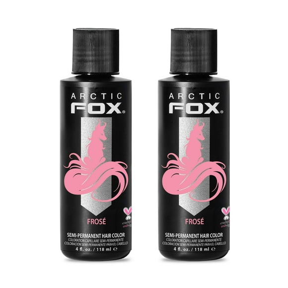 Tinte para el cabello Arctic Fox Semipermanente Frosé Pink 118 ml (x2)