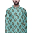thumbnail image 6 of Atasi Indian Long Kurta For Mens Summer Wear Cotton Poplin Wedding Kurta Shirt, 6 of 7