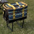 thumbnail image 4 of Silla Plegable Portátil para Exteriores Reposapiernas Taburete Pesca Pequeño Mazar Mini Mesa Picnic Barbacoa Estante Almacenamiento, 4 of 9