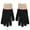 Black, variant on Women Double Layer Lined Knit Touch Screen Gloves Windproof Cold Weather Driving Cycling Outdoor Winter Gloves Khaki One Size