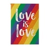 Woshilaocai Gay Pride Rainbow Flag UV Fade Resistant Long Lasting Flag for Peace