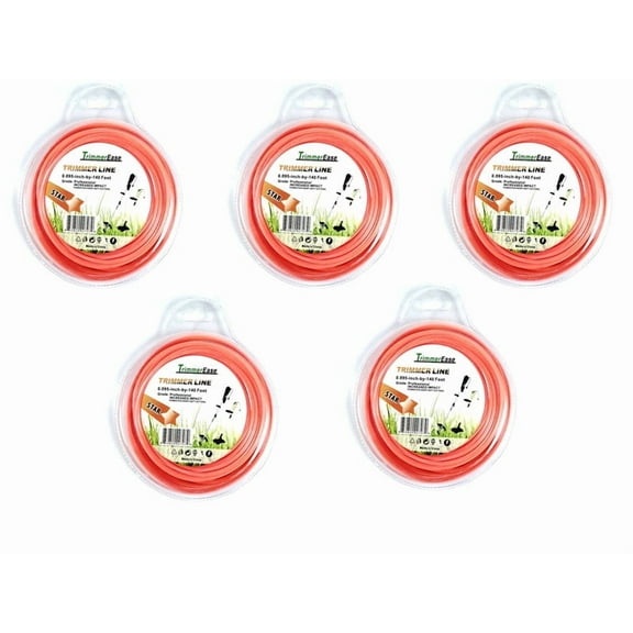 2.4MM 0.095" x 140FT Nylon Commercial Weed String Trimmer Line Edger TL01 x 5