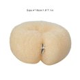 thumbnail image 4 of Jumpingount Herramienta de rollo para mujer, anillo para el cabello, peinados, moño, accesorios moldeadores Cuidado del cabello blanco beis, 4 of 6
