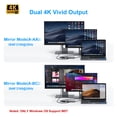 thumbnail image 5 of AUOSHI Docking Station for Laptop, 11-in-1 USB C Hub with Dual Monitor, 4K HDMI-Compatible, VGA, USB 3.0/2.0, 100W PD Charging, SD/TF, Ethernet, Audio for MacBook/Dell/HP, 5 of 9