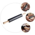 thumbnail image 3 of ifundom 1Pc Black Rolling Pin for Cooking and Baking, Smooth Kitchen Utensil for Dough Rolling, 3 of 5