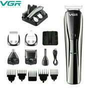 VGR Multifunction Beard, Hair Clipper Trimmer Combs, Professional Grooming Kit, Cordless Clipper Razor, Beard, Body, and Face Trimmer Men Shaving Machine Cutting Nose Trimmer V-029