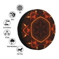 thumbnail image 5 of 16'' Mysterious Retro Abstract Geometry Tire Cover, Universal Spare Wheel Covers, Dust-Proof, Water-Proof, Sun-Proof and Corrosion-Proof, 5 of 9