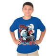 thumbnail image 5 of The Smurfs Kanji Peep The Drip Crewneck T Shirts Boy Girl Teen Brisco Brands S, 5 of 6