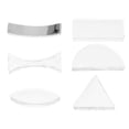thumbnail image 1 of 1 Set 6Pcs Optical Lens Kit Physics Teaching Optical Equipment (Transparent), 1 of 8