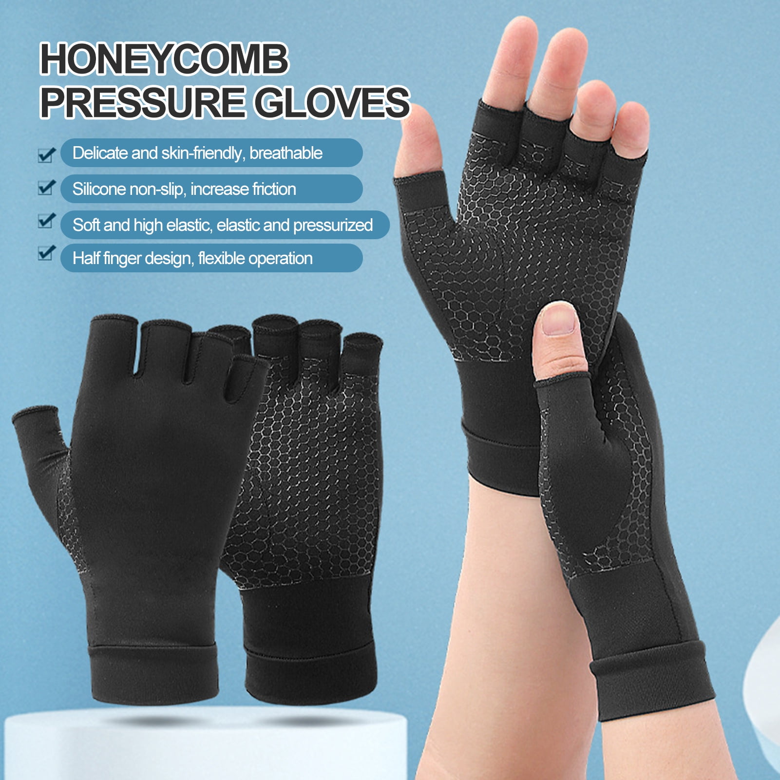 小物 sublations REVERSIBLE FINGERLESS GLOVES SGSB REVERSIBLE FINGERLESS GLOVES .10【HEATHER BLUE