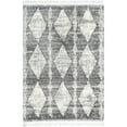 thumbnail image 2 of nuLOOM Selah Diamond Shag Accent Rug, 2' x 3', Grey, 2 of 2