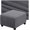 Dark Gray, variant on Square Ottoman Cover Slipcover 18x18 24x24 20x20 36x36 38x38 40x40 30x30 26x26 Hassock Footstool Footrest Sofa Stool Stretch Protector with Elastic Bottom Removable(Navy,18in/45cm)