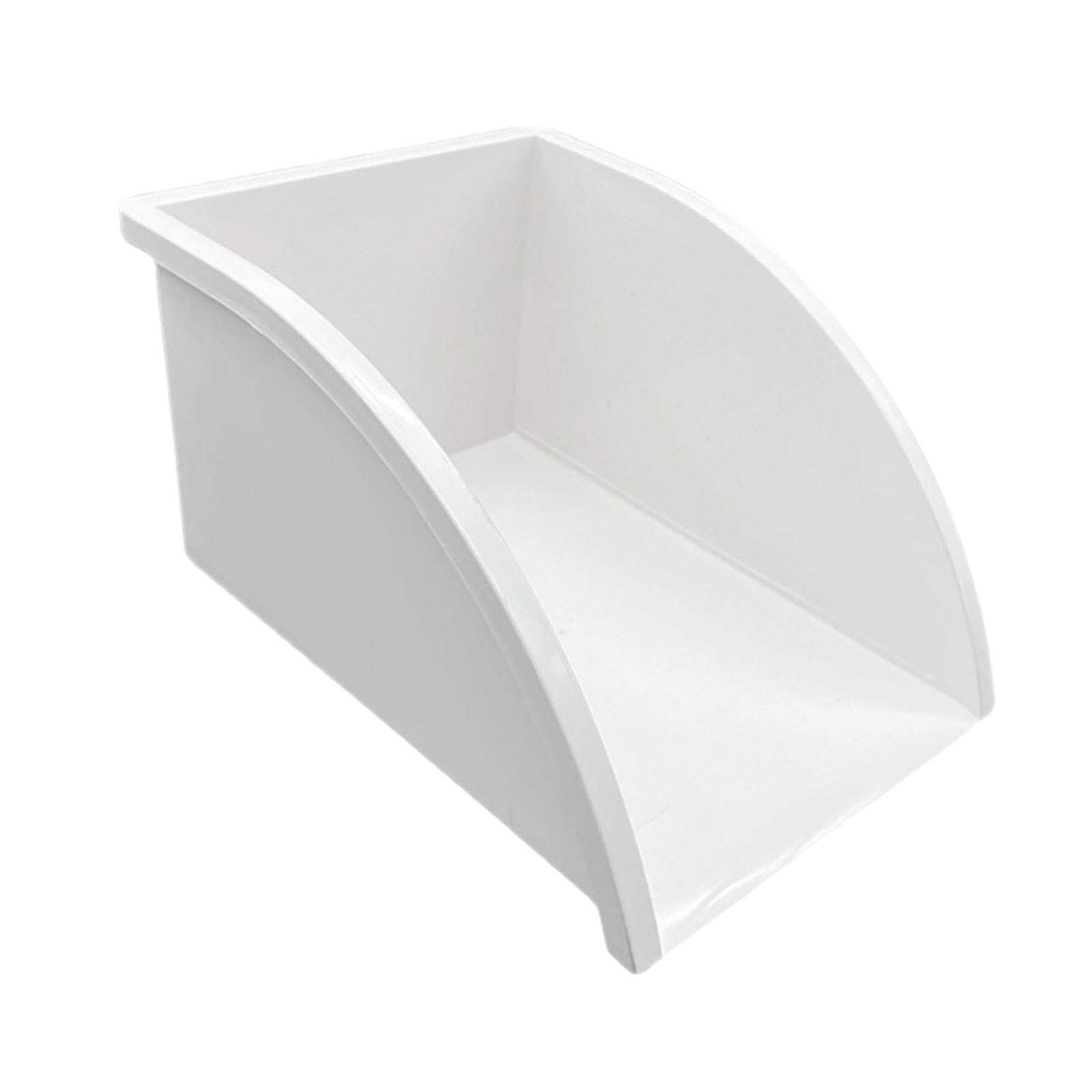 Rainwater Collection System Water Dustpan Rain Diverter Durable PVC Material for Garden Watering and Outdoor Downspouts