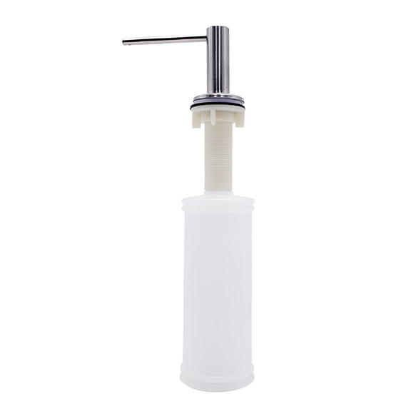ACDANC 350Ml Soap Dispenser Kitchen Sink Silver Hand Pump Washing Up Abs Bottle