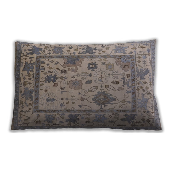 Ahgly Company Indoor Rectangular Mid-Century Modern Lumbar Throw Pillow, 13 inch by 19 inch