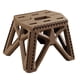 thumbnail image 3 of Taburete plegable para acampar, silla de Camping, taburete plegable, taburete compacto para campamento, taburete plegable para Picnic, jardín, viaje, Café marrón, 3 of 8