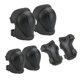 thumbnail image 1 of Juego de 6 (S, Negro) Juegos de protección para patinetas y bicicletas para niños Juegos de protección para niños Coderas Rodilleras Muñequeras, 1 of 5