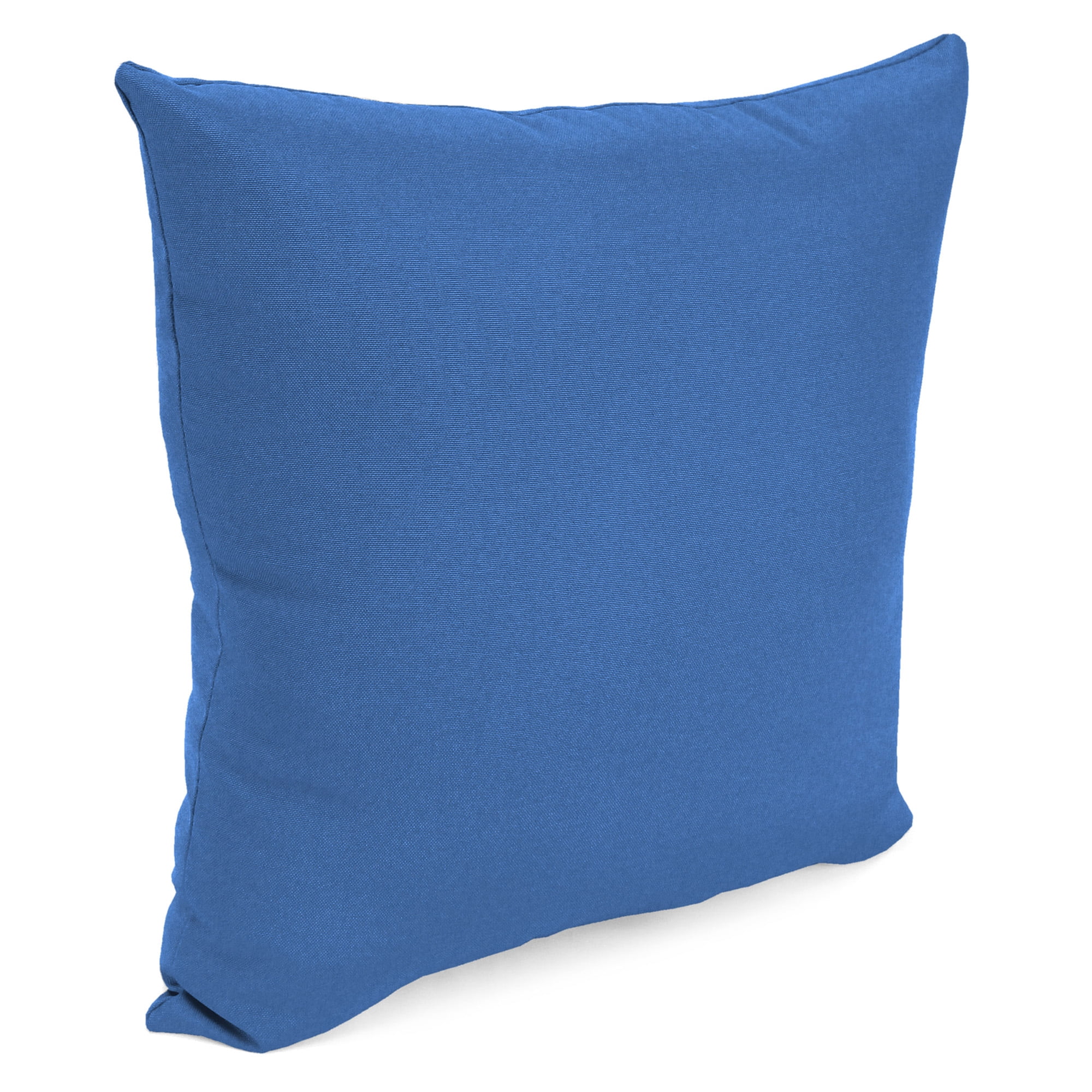 Jordan Manufacturing 17" x 17" Athens Mystic Blue Solid Square Outdoor Throw Pillow (2 Pack)