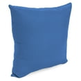 thumbnail image 3 of Jordan Manufacturing 17" x 17" Athens Mystic Blue Solid Square Outdoor Throw Pillow (2 Pack), 3 of 9