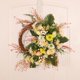 thumbnail image 5 of Grande de Margaritas de 50cm para Puerta de Pascua con de Simución de Huevo Ligero para en Dentera, Decoració Amarillo perfecl corona de pascua, 5 of 8