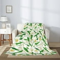 thumbnail image 2 of Hirioo Tulips Flowers for Flannel Blanket, Cozy and Warm Throw for Bed or Couch ,Perfect for All Seasons-40"x30", 2 of 6