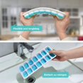 thumbnail image 5 of 14 Compartment Ice Tray, Silicone Ice Tray with Lid, Silicone Gasket and Waterproof Stackable Ice Tray Ice Tray (4 Pack), 5 of 8
