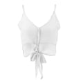 thumbnail image 1 of Top sin mangas Zulema Con cuello en V para mujer verano S blanco, 1 of 8