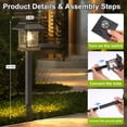 thumbnail image 7 of 10 Pack Solar Lights for Outside Walkway Pathway Driveway Outdoor Waterproof Led Landscape Lighting For Garden Yard Decor.(Warm white, 10), 7 of 7