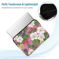 thumbnail image 2 of FORMRS 13-13.3 inch Laptop Sleeve Case Soft Carrying Quilted Computer Bag Cover, White Flowers, 2 of 7
