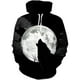 thumbnail image 3 of Sudadera con capucha nueva 2024 con patrón de Halloween para parejas, hombres y mujeres, disfraz de carnaval de Halloween para adultos, fiesta, impresión 3D, patrón de lobo, 3 of 4