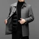 thumbnail image 3 of Abrigo de lana de doble cara de alta gama para otoño e invierno 2024, chaqueta de negocios cortavientos desmontable con forro de plumón para hombre, 3 of 5