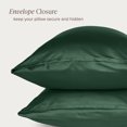 thumbnail image 6 of Bare Home Bamboo Body Pillowcase - Made from Rayon Fibers -  Soft, Cooling & Breathable - Forest Green, 6 of 9