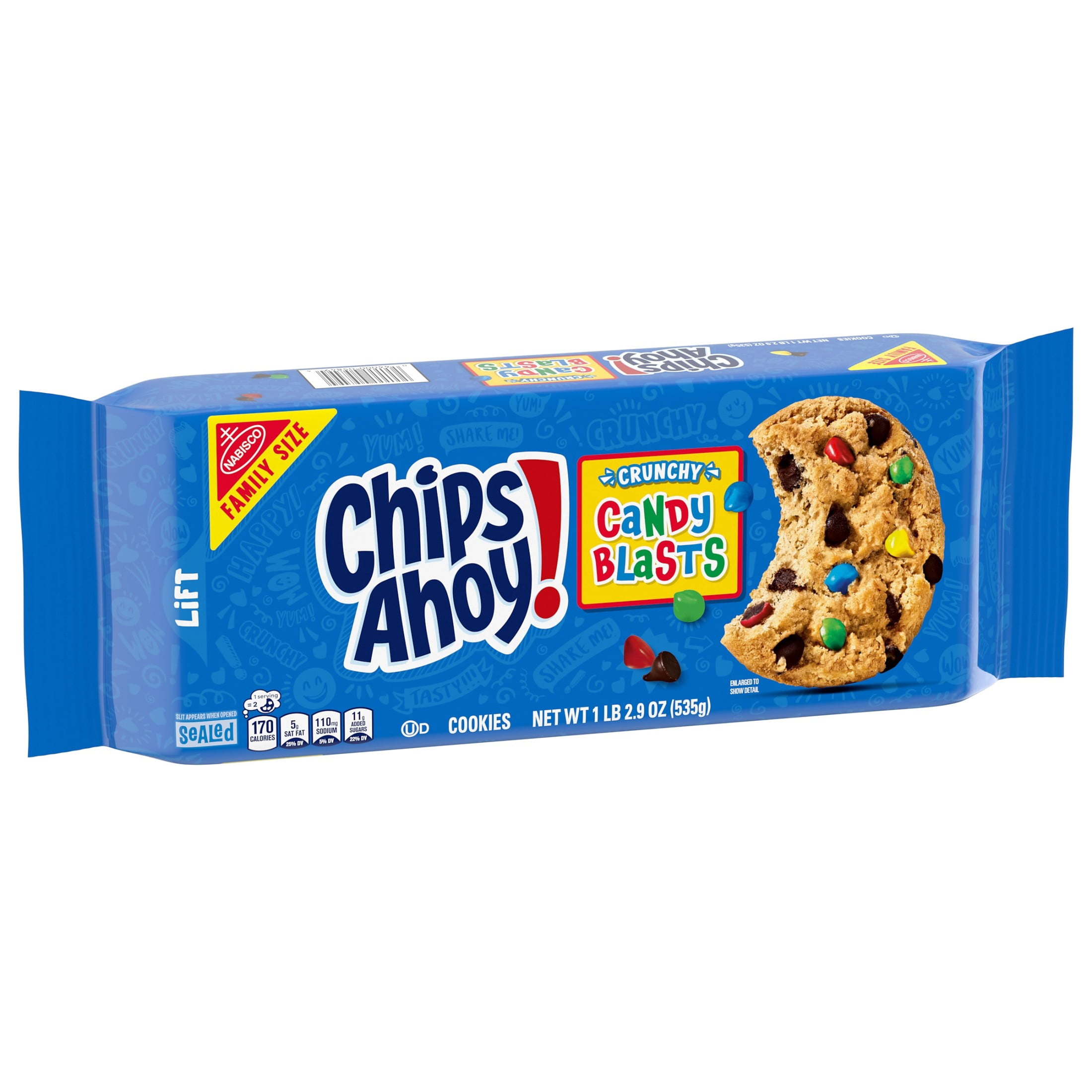非売品　Chips Ahoy! クッキー　大型ストアディスプレイ Chips Ahoy!, Crunchy Candy Blasts Cookies, 18.9 oz Family Size