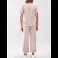 thumbnail image 4 of Conjunto Deportivo de Dos Piezas para Mujer, Informal, de Corta y Pantalón . Albaricoque XXL, 4 of 5
