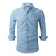 thumbnail image 2 of Camisa Cuadros Stretch Manga Larga Casual Para Hombre, 2 of 7
