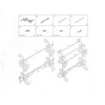 thumbnail image 4 of Frenchi Home Furnishing TLR1603 Blanket Rack, 35.5"H, Black-3, 4 of 9