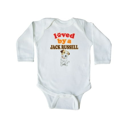 

Inktastic jack Russell Terrier Cute Gift Gift Baby Boy or Baby Girl Long Sleeve Bodysuit