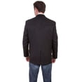 thumbnail image 2 of Scully Men's Western Coat with Solid Tonal Piping, Black, 44L, 2 of 3