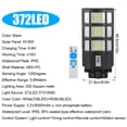 thumbnail image 6 of ECSEE Outdoor Solar Street Lights Waterproof Security Light W/RGB Side Lighting, Timing & Remote, Motion Sensor Wall Light, Dusk to Dawns, Idear for Garden Courtyard Street Walkway Lighting, 6 of 10
