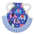 thumbnail image 1 of Chicken Harness Cute Plaid Print Ruffle Hem Comfortable Breathable Pet Poultry Walking Harness for Chicken Duck Goose Elephant, 1 of 9