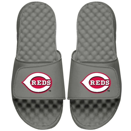 

Men s ISlide Gray Cincinnati Reds Primary Logo Slide Sandals