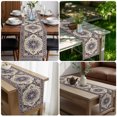 thumbnail image 5 of Vintage Bohemia Short Table Runner 36 Inches Long,Aztec Ethnic Tribal Geometric Style Cotton Linen Table Runners Dresser Scarves,Fabric Tabletop Scarf Furniture Cover for Home Dinner Party 13"x36", 5 of 9