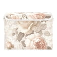 thumbnail image 7 of Yayeee Collapsible Cube Storage Bin with Lid Fabric Closet Decorative Basket with Handles, Lace and Floral, 7 of 7