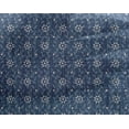 thumbnail image 4 of oneOone Georgette Viscose Grayish Blue Fabric Leaves & Floral Texture Craft Projects Decor Fabric Printed By The Yard 42 Inch Wide, 4 of 4