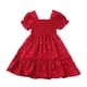 thumbnail image 4 of Vestido de verano para niñas, falda de lunares con ondas, falda de princesa de manga corta para niños, ropa para niños, 4 of 6