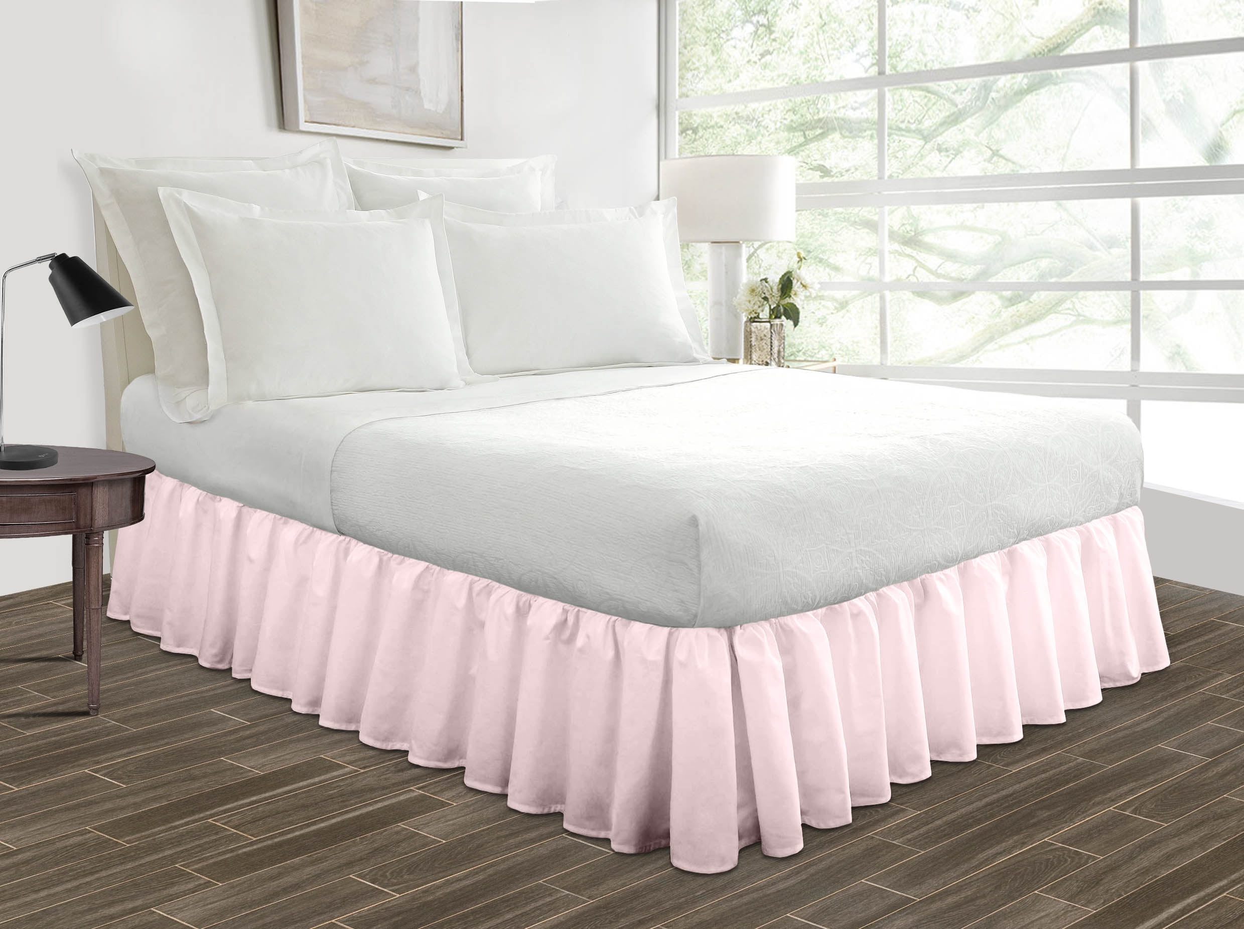 1000 TC Egyptian Cotton Bed Skirt Choose Drop Length Beige Solid & All US Sizes 