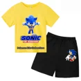 thumbnail image 4 of Nueva camiseta de Mario Sonic para niños, niñas y adolescentes, camisetas de manga corta de verano, camisetas casuales para niños con puntadas, conjunto de camisetas, 4 of 5